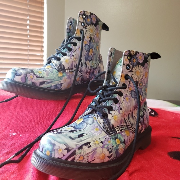 Floral Slime Drip Dr Martens Super RARE - Picture 7 of 7